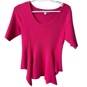 New York &‎ Company Pink Short Sleeve Tee